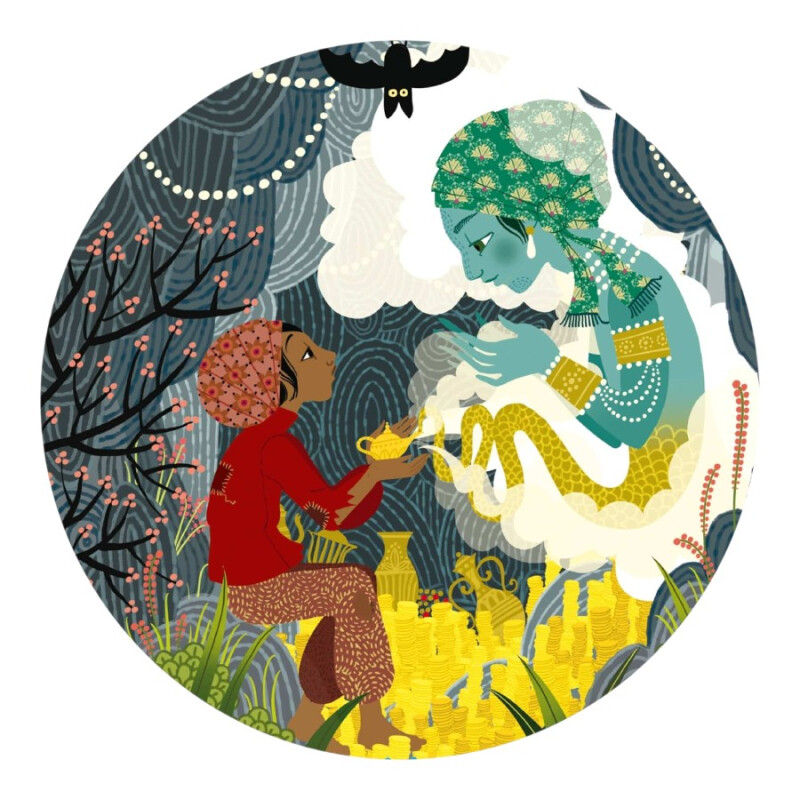 Puzzle Silueta Aladdin 24 Pzs Djeco Puzzle Silueta Aladdin 24 Pzs Djeco