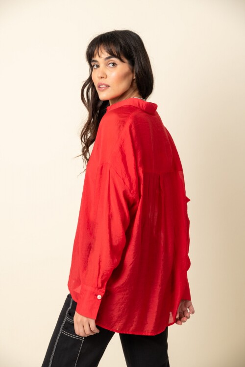 Camisa Lara lisa Rojo