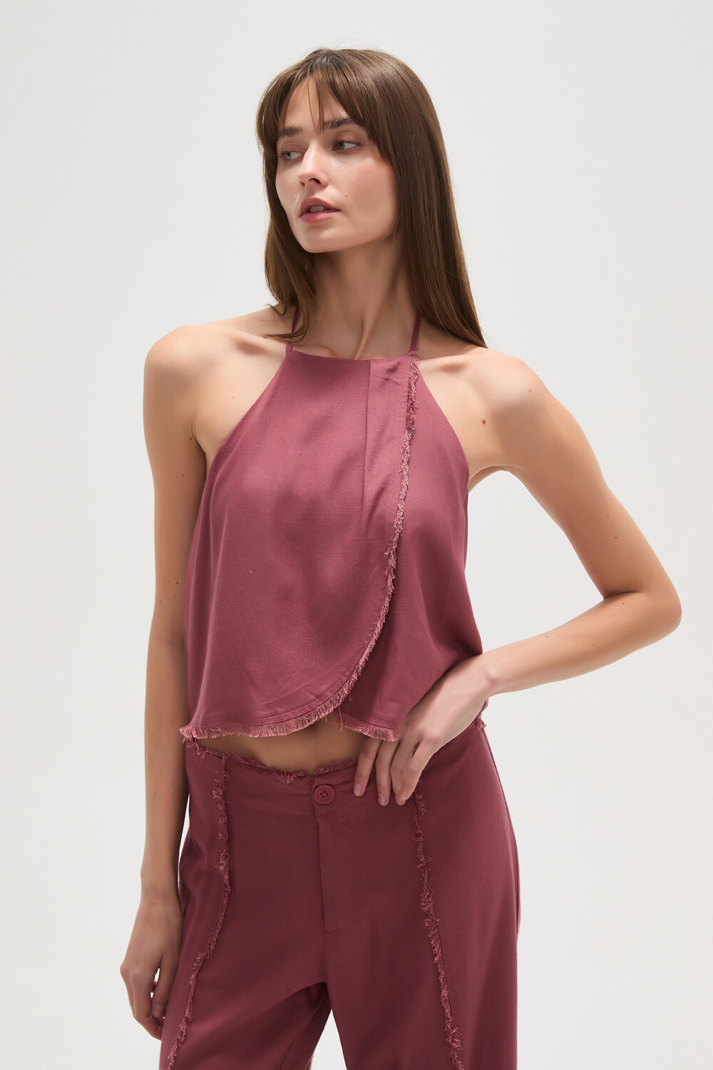 Tops Ialeico Bordeaux Claro