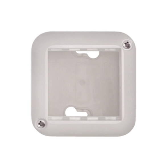 Caja exterior para 2 módulos - Presta blanco C51940