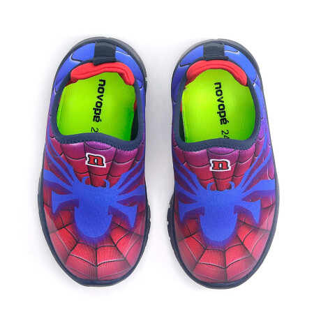 Calzado Novopé Elástico Flexible Infantil Niño Niña Rojo-Spiderman