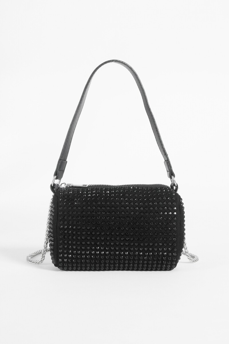 Cartera de fiesta tubo negro