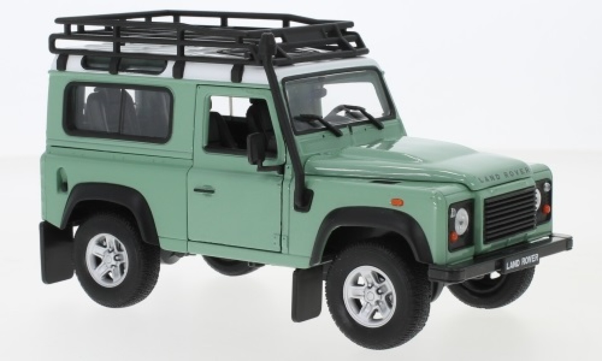 Welly Land Rover Defender, verde claro/blanco, 1:24 
