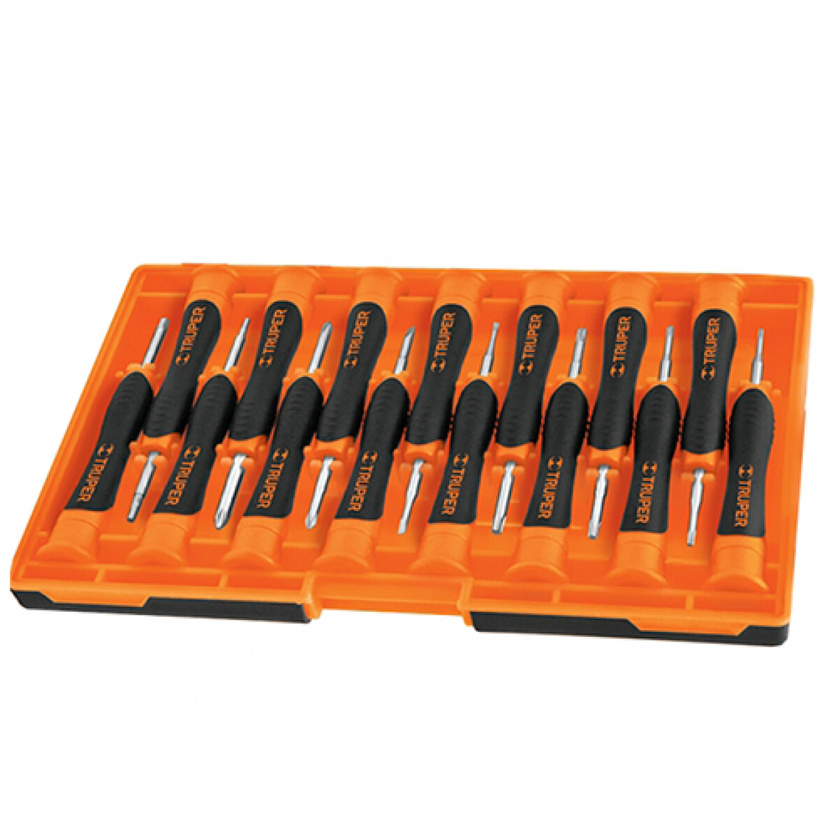 JUEGO 15 DESTORNILLADORES JOYERO METALICO TRUPER JOY-15 - N/a 