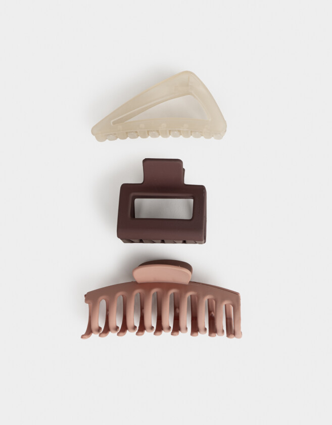 Broches Sets Set por 3 Set De Broches Combinados - Combinacion Tricolor