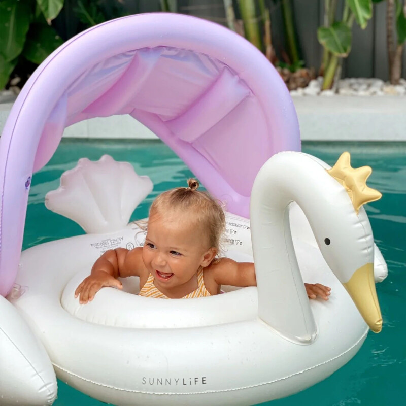Flotador Inflable para Bebés Princess Swan Sunnylife Flotador Inflable para Bebés Princess Swan Sunnylife
