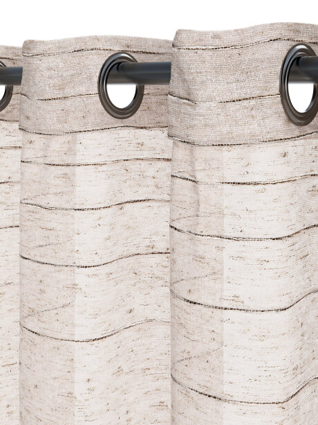 Cortina LANGELAND 1x140x300 aspecto lino beige Cortina LANGELAND 1x140x300 aspecto lino beige