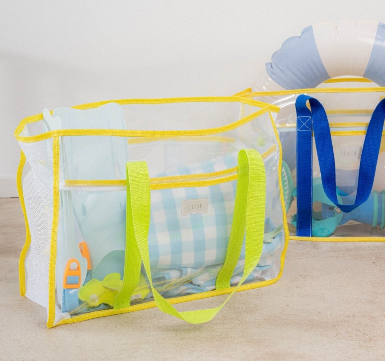 Bolso playa TOY - NEUTRO 