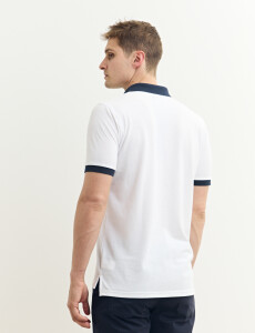 520753 REMERA HARRINGTON LABEL Blanco