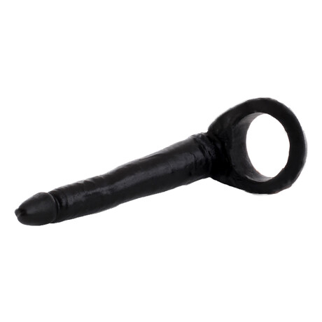 Anillo Hot Finger Largo Macizo Negro