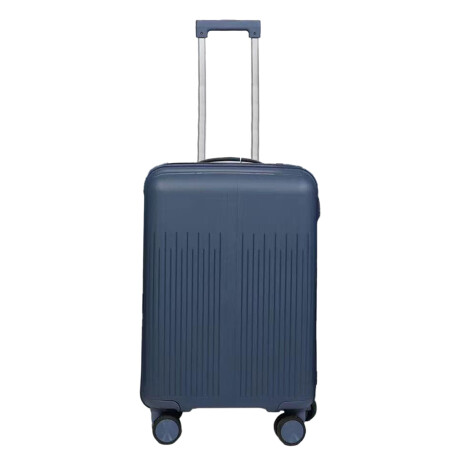 Valija Mediana Rígida Cierre Expandible Candado Ruedas 360° Azul