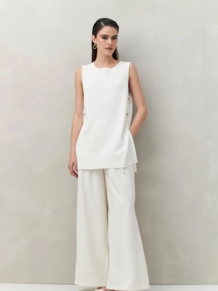 BLUZA D.CASSIN SYDNEY BLANCO