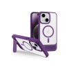 Protector para iPhone 15 con MagSafe y soporte violeta Protector Para Iphone 15 Con Magsafe Y Soporte Violeta