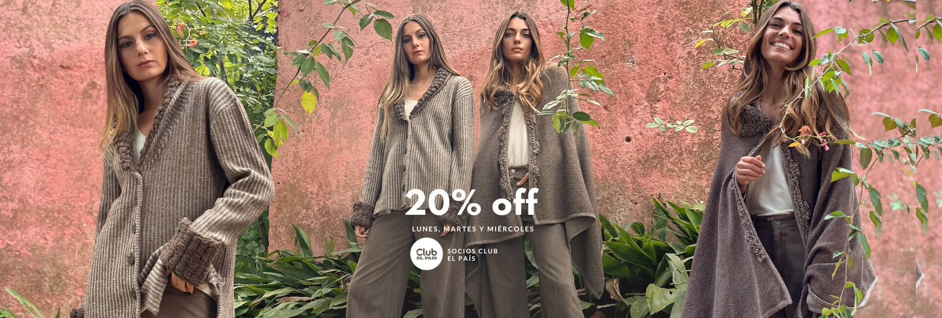 20% Club el Pais lunes, martes y miercoles.