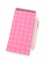 LIBRETA CON LAPICERA 80 HOJAS ROSADO