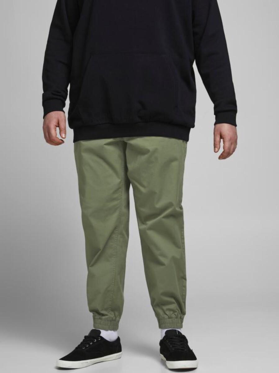 Pantalón Jogger Plus Size - Deep Lichen Green 