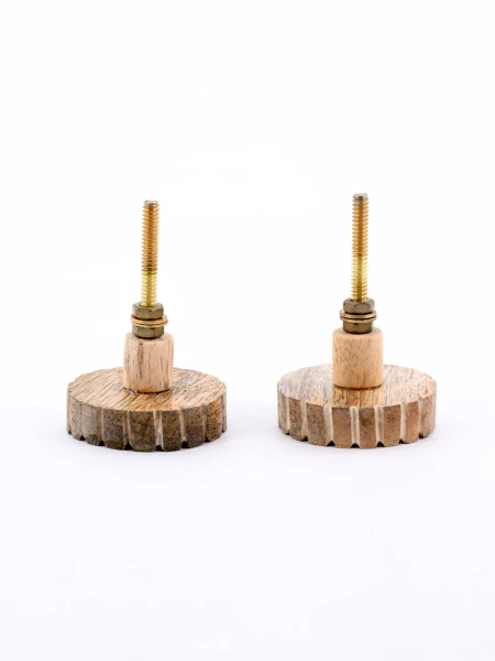 TIRADOR PARA MUEBLES RAVI SET X2 MADERA