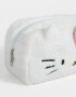 Cartucheras Peludo Cartuchera Peluche "hello Kitty" - Blanco