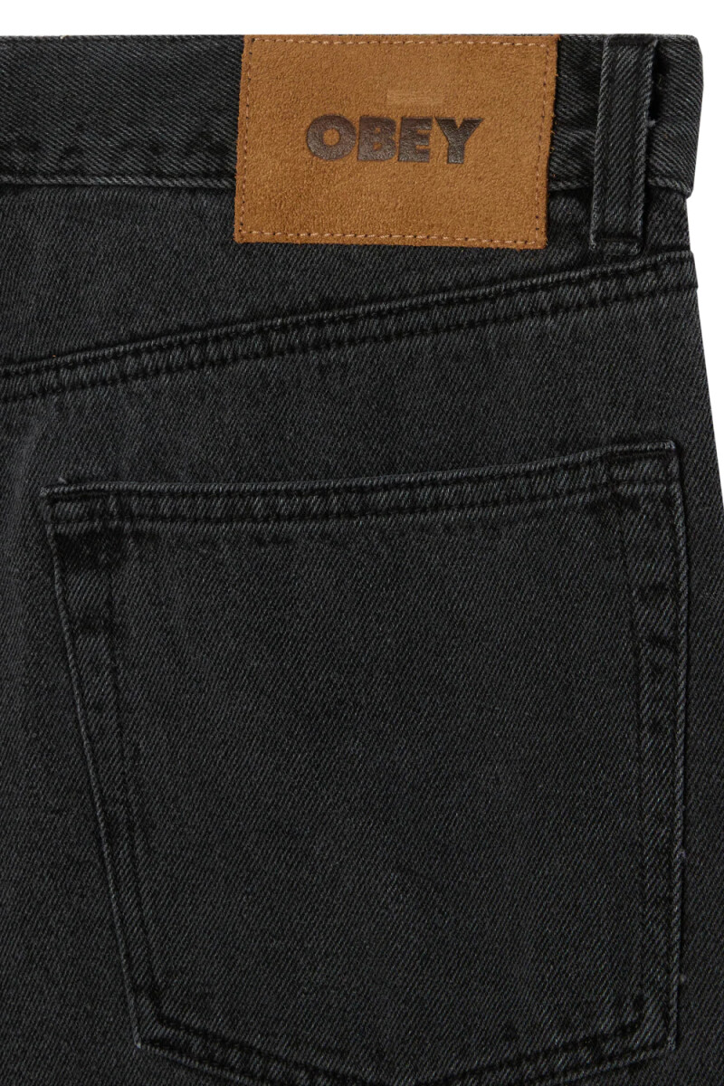 CLASSIC BAGGY DENIM Negro
