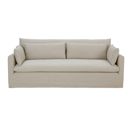 SOFÁ 3 CUERPOS TELA NATURAL-BEIGE BALI BEIGE