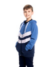 Campera Full Zip Umbro Junior Azu