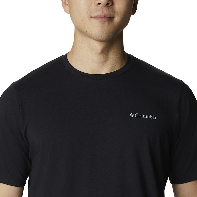 Remera Sun Trek Short Hombre BLACK