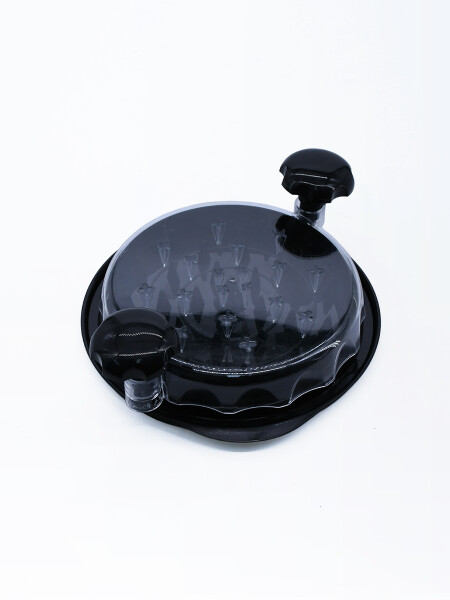 TRITURADOR DE ALIMENTOS MANUAL NEGRO