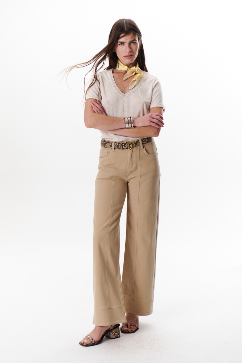 REMERA QUINTO BEIGE