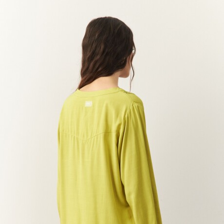 CAMISA PERLINA Verde Manzana