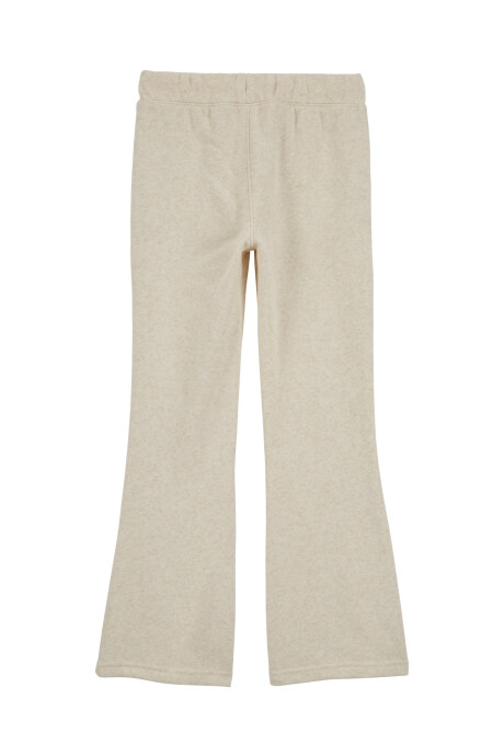 Pantalón de algodón, acampanado Sin color
