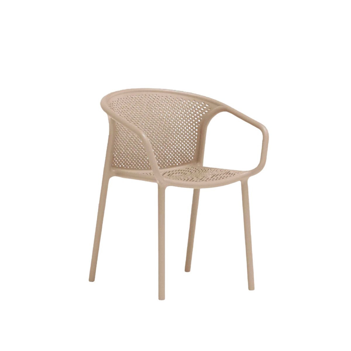 Silla de jardin exterior diseño Taupe 