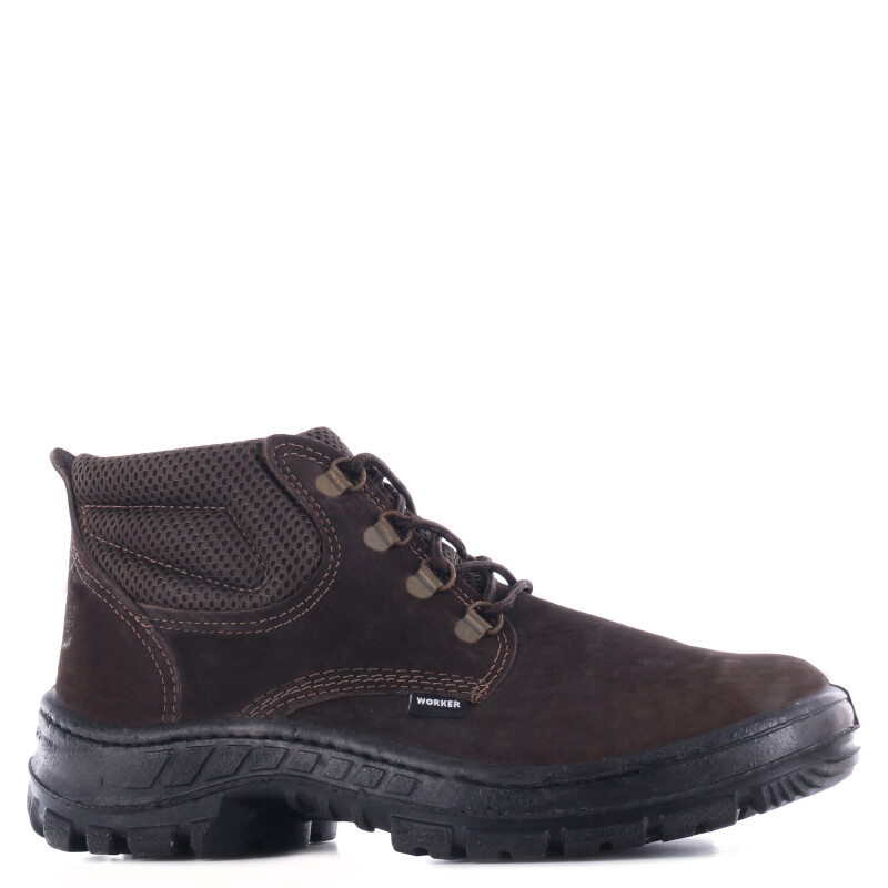 Botas de Hombre Worker Puntera de Acero Marrón