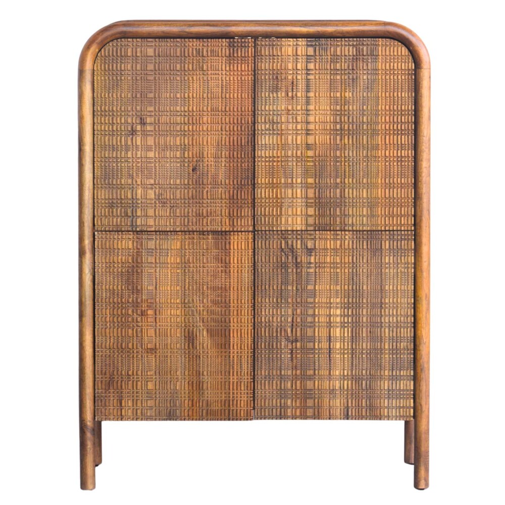 APARADOR ALTO MADERA-DE-MANGO MARRON BENTO