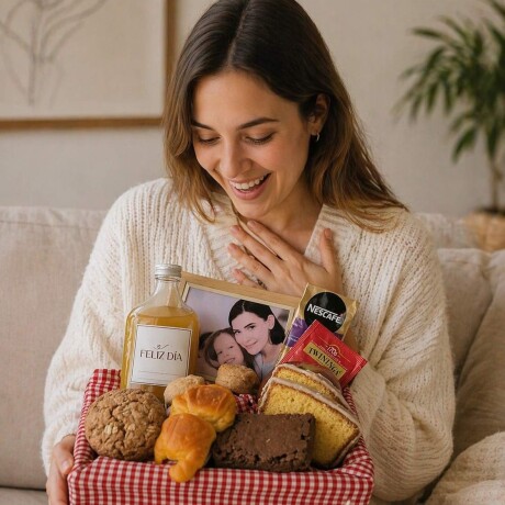Desayuno personalizado con foto Mamá Desayuno personalizado con foto Mamá