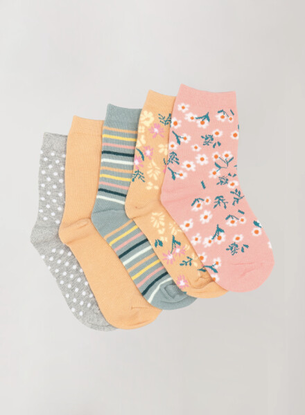 Pack x5 medias con diseños infantil Estampado 3