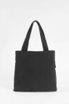 Shopper oversize cierres negro