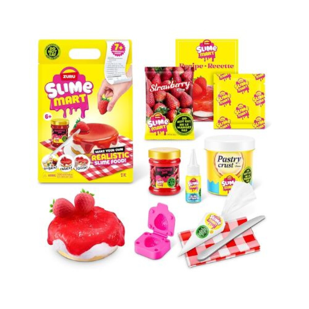 Slime Mart Shopping Bag Tarta de Frutilla - Slime Mart Shopping Bag Tarta De Frutilla 