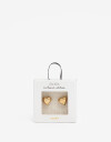 Aros Pasantes Metal Aros Pasantes De Acero Corazón - Dorado