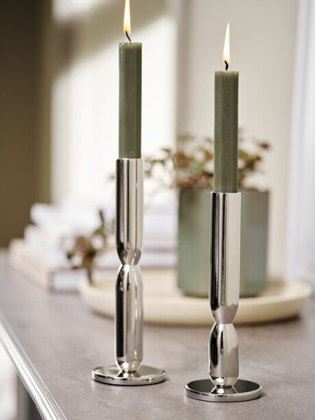 Candelabro ADRIAN Ø7xH19cm cromo Candelabro ADRIAN Ø7xH19cm cromo