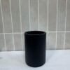 Vaso porta cepillo de dientes accesorio para baño negro mate Vaso porta cepillo de dientes accesorio para baño negro mate