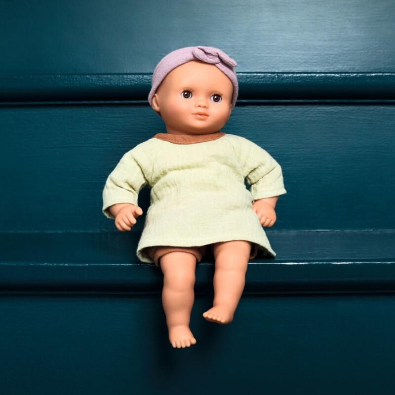 DJBEBEB Muñeco Bebe Con Ropa Pomea Dolls - Baby Pistache