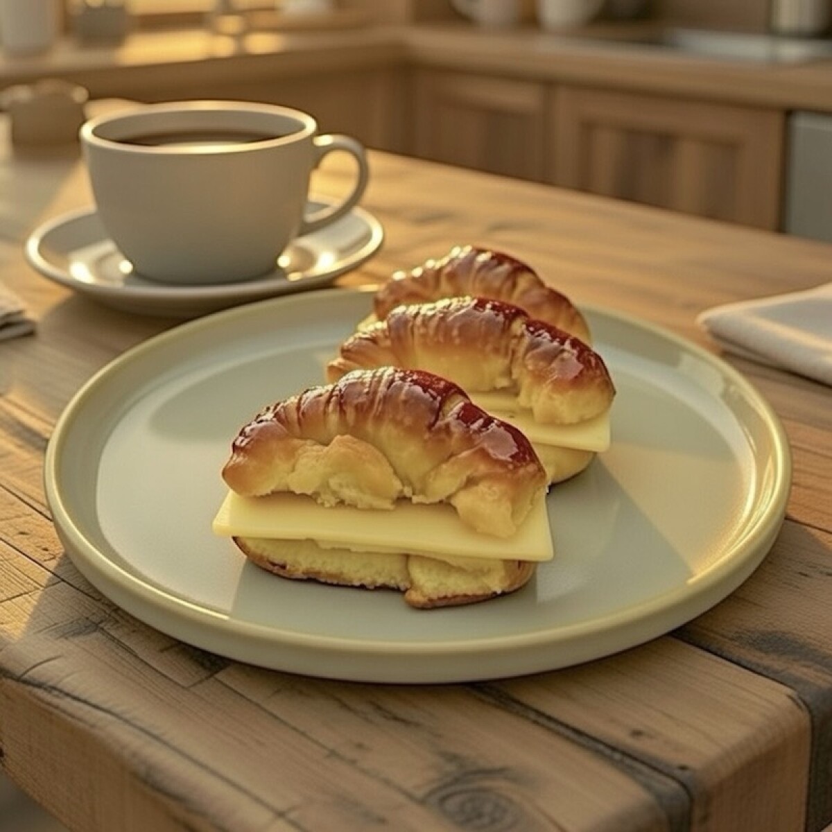 6 Medialunitas de Queso 