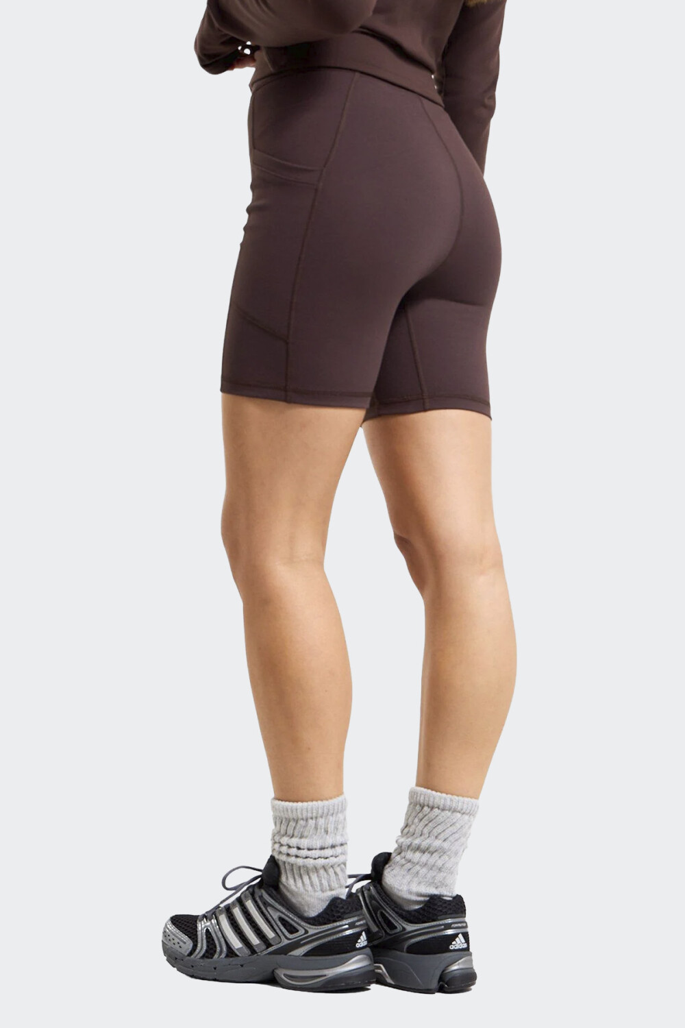 Short Fabletics On-The-Go PowerHold® Marrón