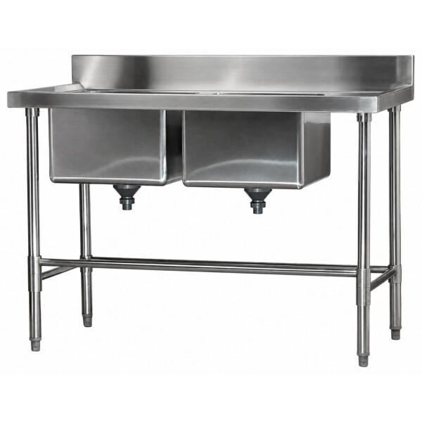 Piletón doble inoxidable 120 cm | Lundar DM33-6-1200 Piletón doble inoxidable 120 cm | Lundar DM33-6-1200