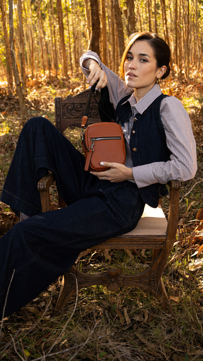 BANDOLERA MORRAL COPACABANA - CARAMELO 