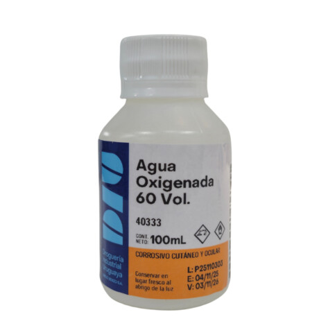 Agua Oxigenada DIU 60 Volúmenes 100ml Agua Oxigenada DIU 60 Volúmenes 100ml