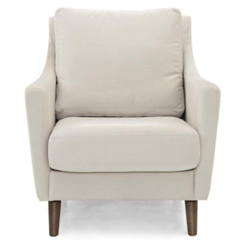 Butaca 3747 Tapizada en Tela Crudo