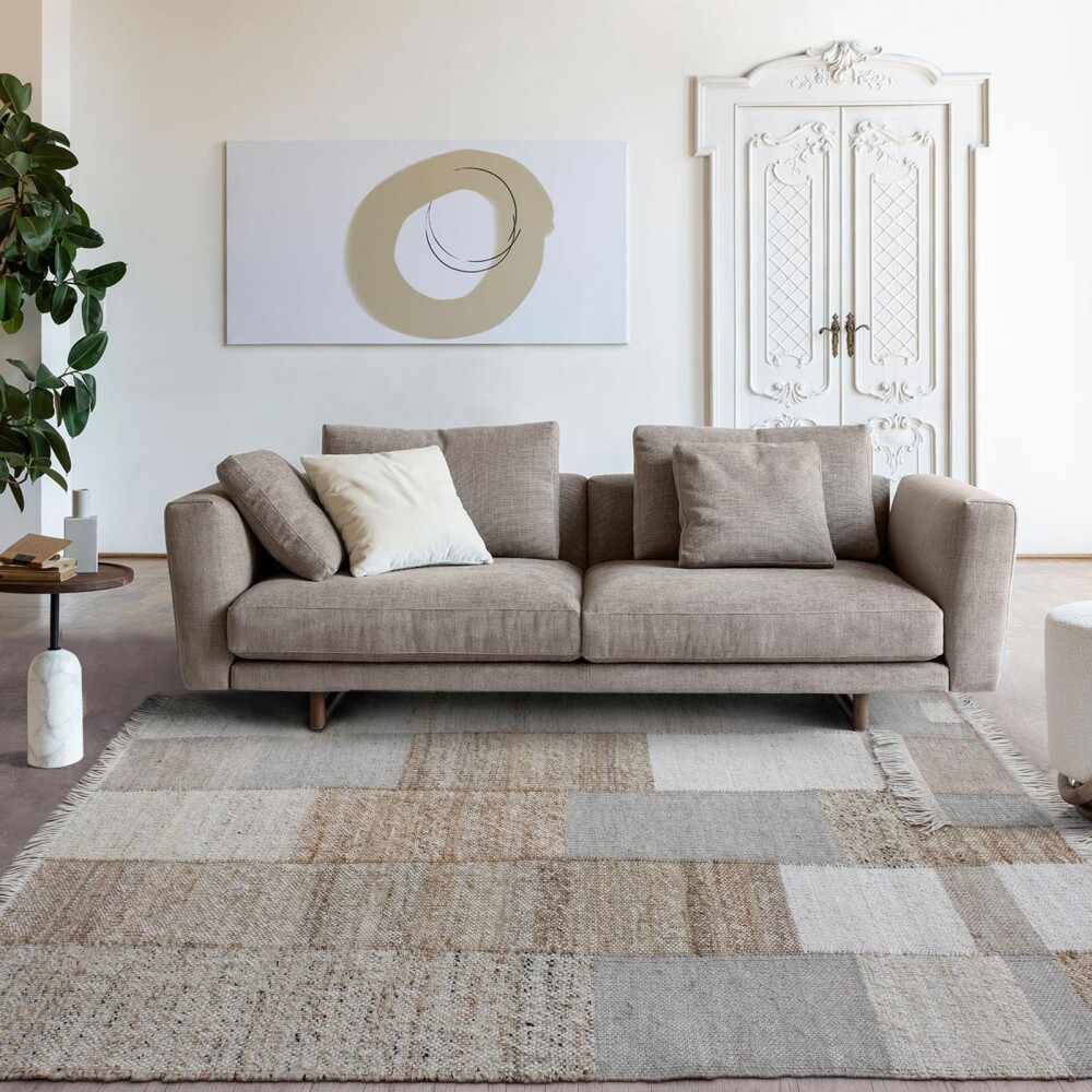 COLISON JUTE-LANA-Y-PET NATURAL-BEIGE ALFOMBRA