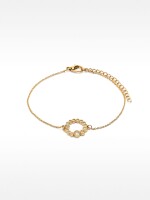 Pulsera Con Circonitas dorado