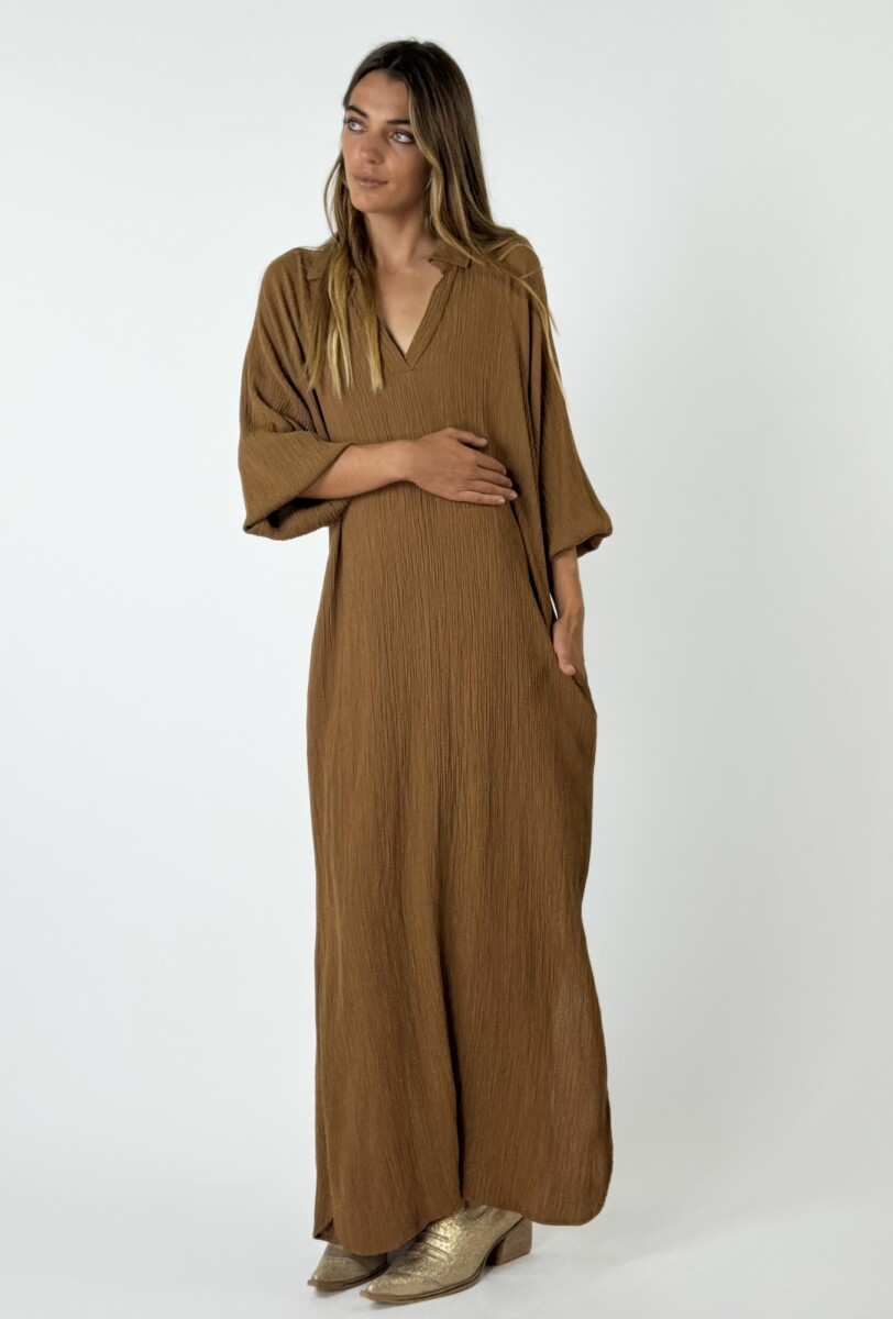 VESTIDO GIOVINA - CAMEL 